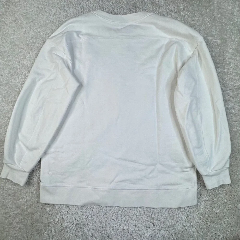Lululemon Perfectly Oversized Crew Sweatshirt White